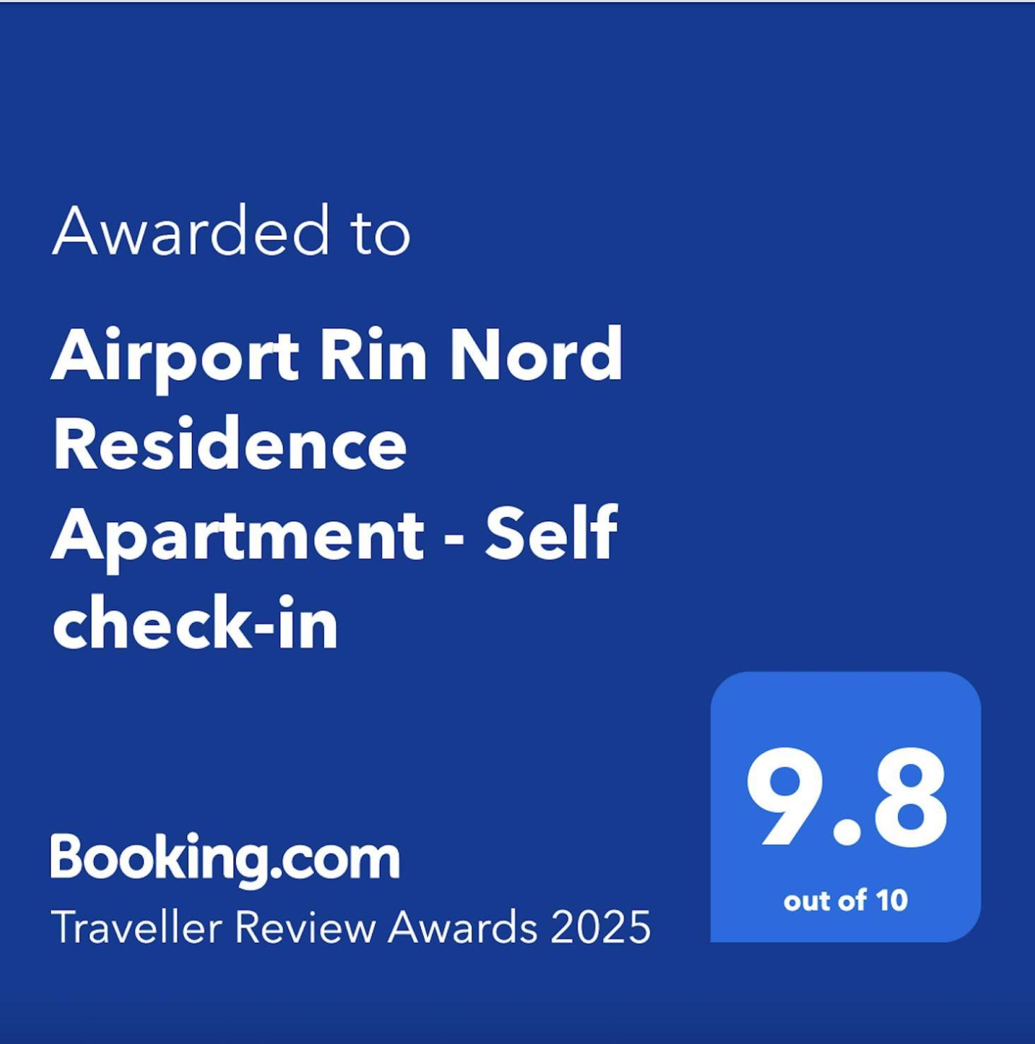 Airport Rin Nord Residence Apartment - Self Check-In Отопени Екстериор снимка